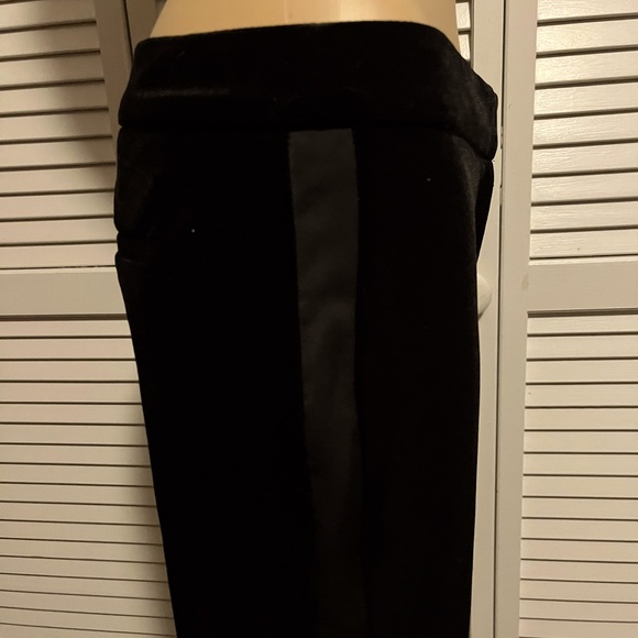 Pretty Belle Vere size 8 black velvet tuxedo look pants NWT - Picture 7 of 7